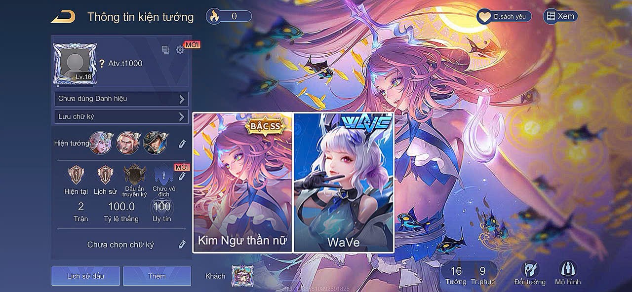 Buter kim ngư,liliana wawe